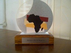 African Blogger Awards Winner Trophy