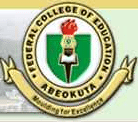 federal college of education fce abeokuta logo