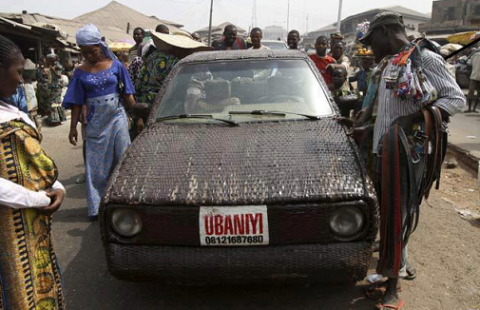 Made in Nigeria: See Interesting Photos of World’s First Hand-woven Car