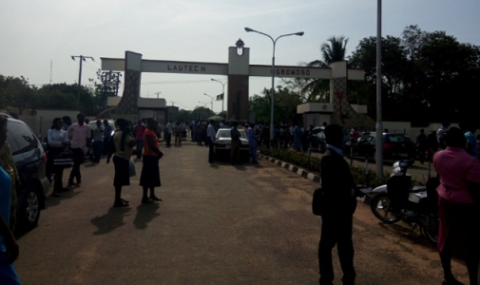 LAUTECH Students On Rampage Following Incessant Robbery Attacks [Photos]