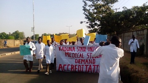 Reasons Behind The Peaceful Demonstration Staged By Medical Students Of KASU
