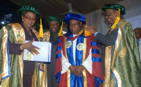 Obasanjo, HID Awolowo, Others Honoured At TASUED Convocation