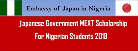 Japanese MEXT Scholarship for Nigerian Students 2019 Application Begins